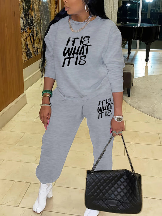 Casual Sports Hoodie Two-Piece Set