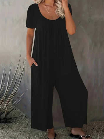 Summer Rompers  Jumpsuit with Pockets